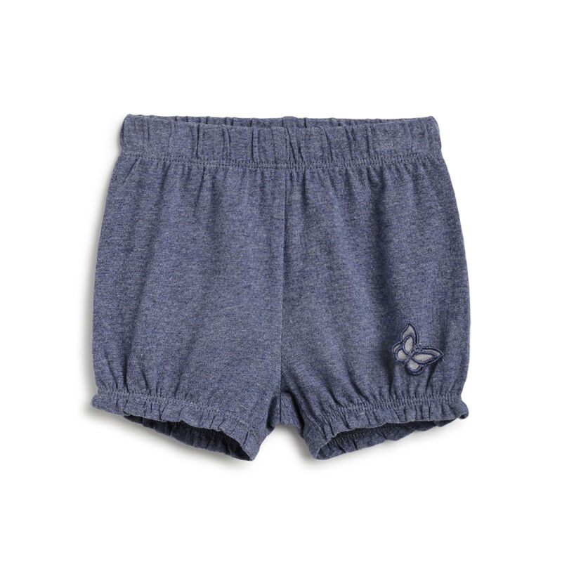 Girls Dark Light Blue T-shirt with Short Pants image number 2